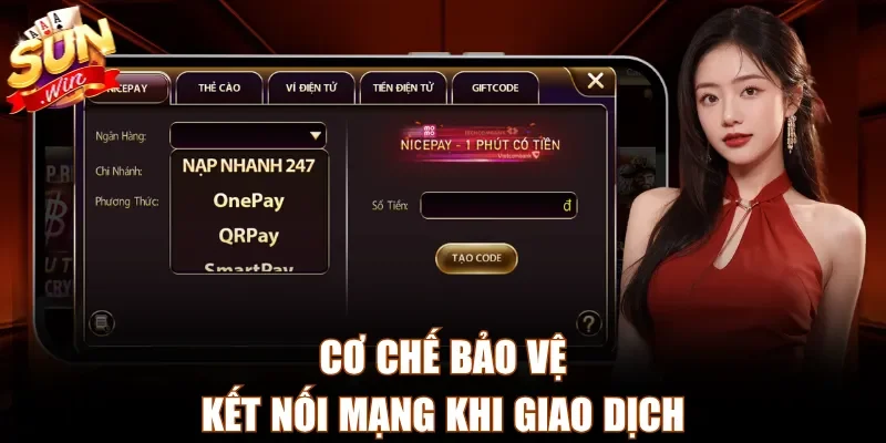 Cơ chế bảo vệ kết nối mạng khi giao dịch
