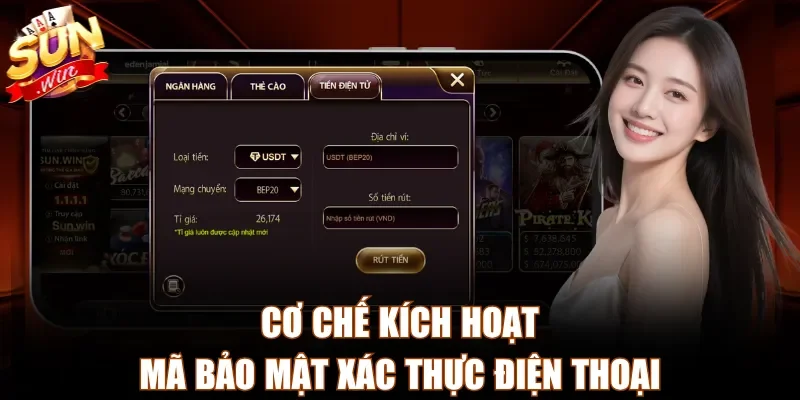 Cơ chế kích hoạt mã bảo mật xác thực điện thoại